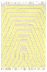 Shaggy szőnyeg - Callista Natural Cotton Shaggy (sárga)