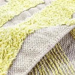 Kerek szőnyeg - Callista Natural Cotton Shaggy (sárga)