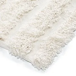 Shaggy szőnyeg - Cazorla Natural Cotton Shaggy (piszkosfehér)