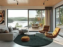 Kerek szőnyegek - Cloud Super Soft (zöld)