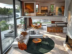 Kerek szőnyegek - Cloud Super Soft (zöld)