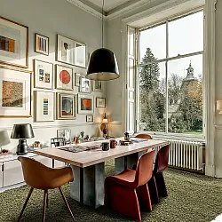 Shaggy szőnyeg - Conques (zöld/fehér)