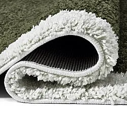 Shaggy szőnyeg - Conques (zöld/fehér)