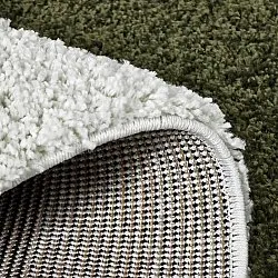 Shaggy szőnyeg - Conques (zöld/fehér)