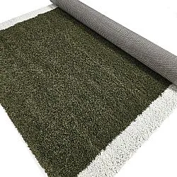 Shaggy szőnyeg - Conques (zöld/fehér)