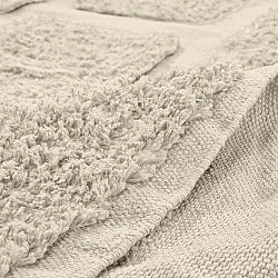 Kerek szőnyeg - Cyrus Natural Cotton Shaggy (bézs)