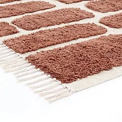 Shaggy szőnyeg - Cyrus Natural Cotton Shaggy (barna)