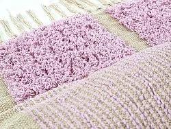 Shaggy szőnyeg - Cyrus Natural Cotton Shaggy (lila)