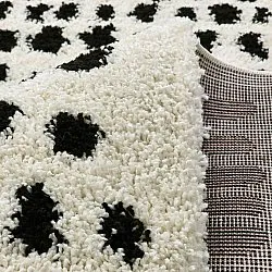 Shaggy szőnyeg - Dotty (fekete/fehér)