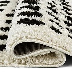 Shaggy szőnyeg - Dotty (fekete/fehér)