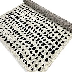 Shaggy szőnyeg - Dotty (fekete/fehér)