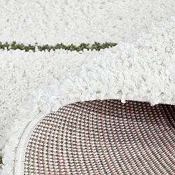 Shaggy szőnyeg - Eze (fehér/zöld)