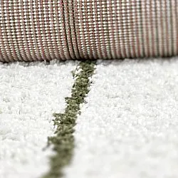 Shaggy szőnyeg - Eze (fehér/zöld)