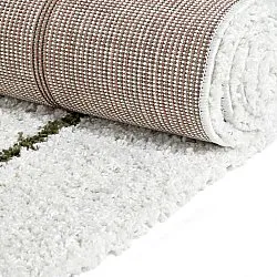 Shaggy szőnyeg - Eze (fehér/zöld)