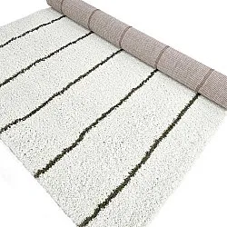 Shaggy szőnyeg - Eze (fehér/zöld)