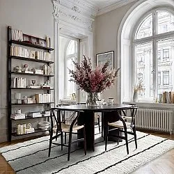 Shaggy szőnyeg - Eze (fehér/fekete)