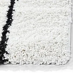 Shaggy szőnyeg - Eze (fehér/fekete)