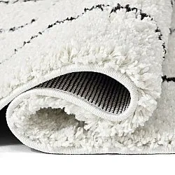 Shaggy szőnyeg - Eze (fehér/fekete)