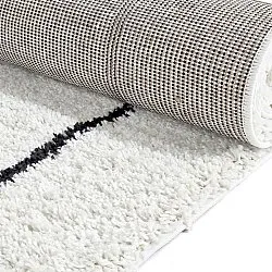 Shaggy szőnyeg - Eze (fehér/fekete)