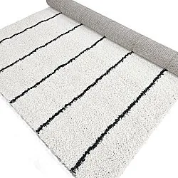 Shaggy szőnyeg - Eze (fehér/fekete)