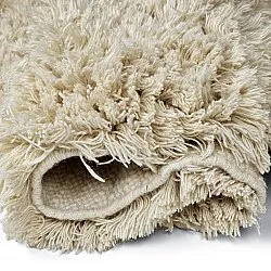 Kerek szőnyeg - Fassale Hand Woven Wool Shaggy (krém)
