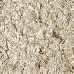 Kerek szőnyeg - Fassale Hand Woven Wool Shaggy (krém)
