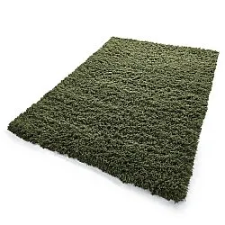 Shaggy szőnyeg - Fassale Hand Woven Wool Shaggy (moha zöld)