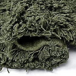 Kerek szőnyeg - Fassale Hand Woven Wool Shaggy (moha zöld)