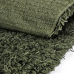 Kerek szőnyeg - Fassale Hand Woven Wool Shaggy (moha zöld)