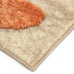 Shaggy szőnyeg - Fergana (krém/narancs)