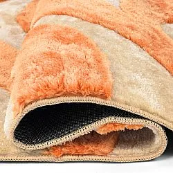 Shaggy szőnyeg - Fergana (krém/narancs)