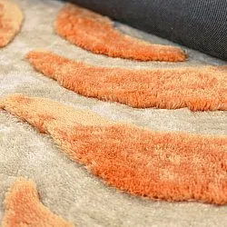 Shaggy szőnyeg - Fergana (krém/narancs)