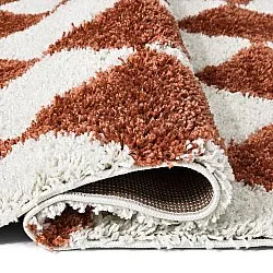 Shaggy szőnyeg - Albi (fehér/narancs)