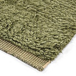 Shaggy szőnyeg - Kiberg Hand Woven Wool Shaggy (zöld)