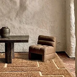 Shaggy szőnyeg - Kiberg Hand Woven Wool Shaggy (bézs)