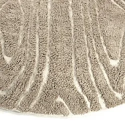 Kerek szőnyeg - Kindon Natural Cotton Shaggy (bézs/fehér)