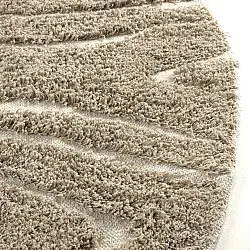 Kerek szőnyeg - Kindon Natural Cotton Shaggy (bézs/fehér)