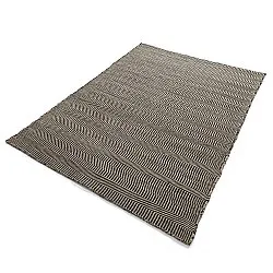 Gyapjúszőnyeg - Larkana (bézs/fekete)