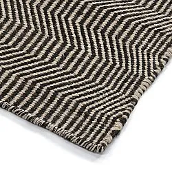 Gyapjúszőnyeg - Larkana (bézs/fekete)