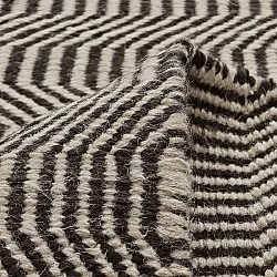 Gyapjúszőnyeg - Larkana (bézs/fekete)