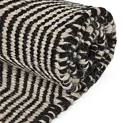 Gyapjúszőnyeg - Larkana (bézs/fekete)