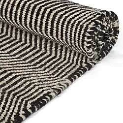 Gyapjúszőnyeg - Larkana (bézs/fekete)