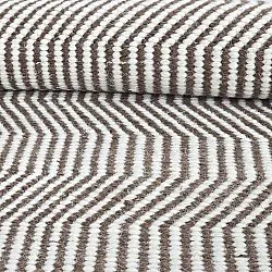 Gyapjúszőnyeg - Larkana (barna/fehér)