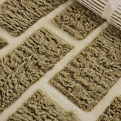 Shaggy szőnyeg - Leknes Hand Woven Wool Shaggy (zöld)