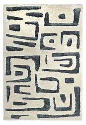 Shaggy szőnyeg - Palmyra (fehér/tengerészkék)