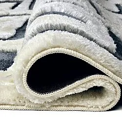 Shaggy szőnyeg - Palmyra (fehér/tengerészkék)