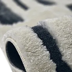 Shaggy szőnyeg - Palmyra (fehér/tengerészkék)