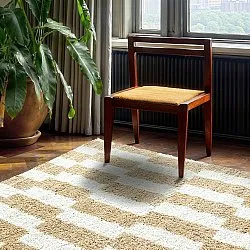 Shaggy szőnyeg - Tamri (bézs/fehér)