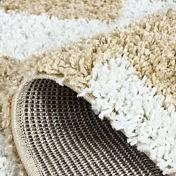 Shaggy szőnyeg - Tamri (bézs/fehér)