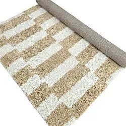 Shaggy szőnyeg - Tamri (bézs/fehér)